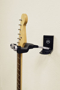 Thumbnail for Ultimate Support GS-10PRO Genesis® Series Adjustable Professional Guitar Hanger with Self-closing Security Gates – Slatwall and Wall Mount