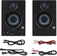 Thumbnail for PreSonus Eris 3.5BT Bluetooth Studio Monitors, Pair — Powered, Active Monitor Speakers for Desktop, Turntable, Record Player, Bookshelf, DJ Speakers