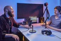 Thumbnail for Mackie Studio Bundle with CR3-X monitors, Big Knob Studio Monitor Controller/Interface, EM89D Dynamic Microphone, EM91C Condenser Microphone and MC-100 Headphones