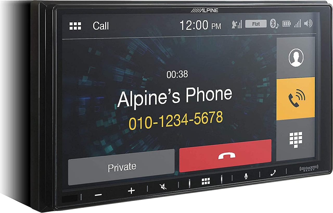 Alpine iLX-W670 Car Stereo 7 Inch Mechless Ultra-shallow AV System with Apple Carplay, Android Auto