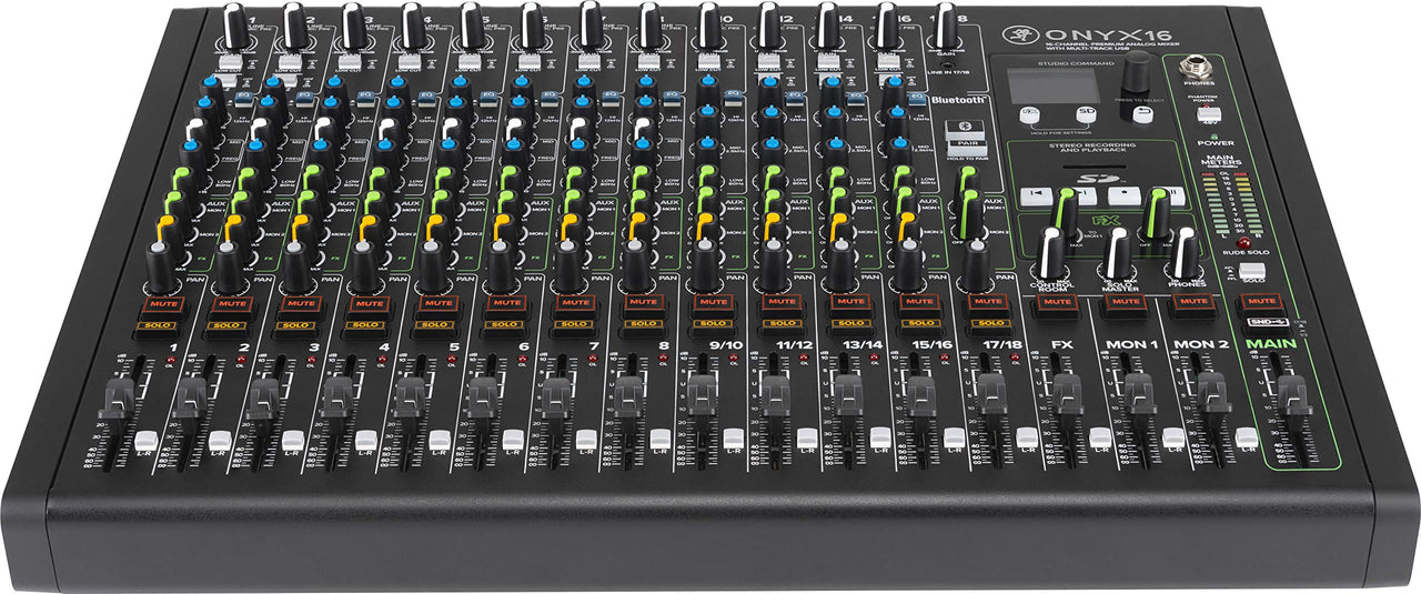 Mackie ONYX16 16-channel Analog Mixer with Multitrack USB