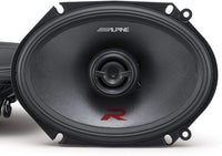 Thumbnail for 2 Pair Alpine R-S68 R-Series 6 x 8 Inch 300 Watt 2-Way Car Speakers