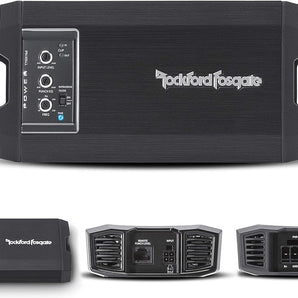 Power T750X1bd 750W Power Series Ultra Compact Class-BD Monoblock Amplifier + Absolute 4 Gauge Amplifier Installation Wiring Kit