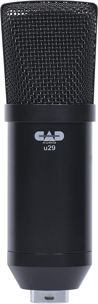 Thumbnail for CAD Audio U49 USB Large Format Side Address Studio Microphone with Headphone Monitor and Echo