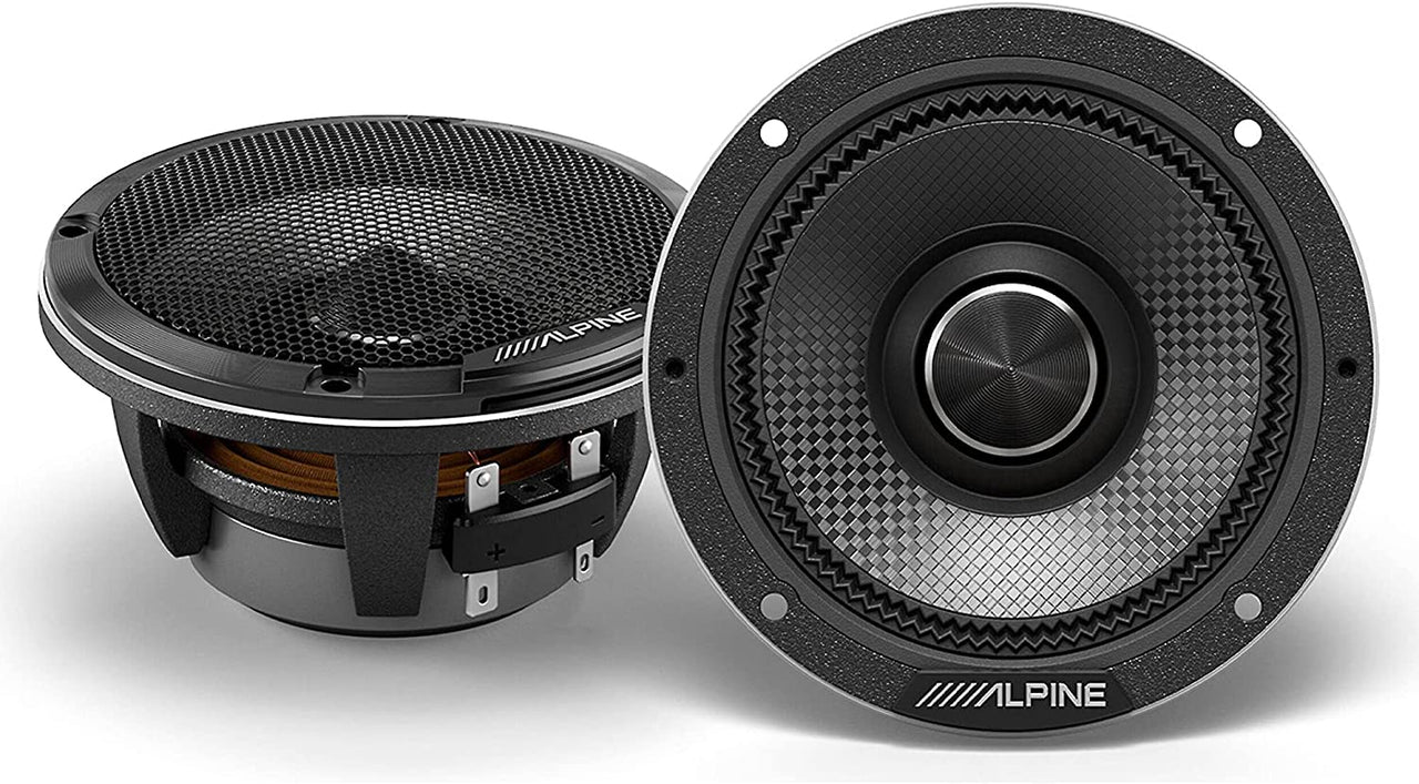 Alpine Status HDZ-653S 600W Hi-Res 6-1/2" (16.5cm) 3-Way Component Speaker Set