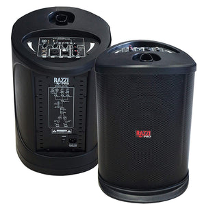 Razzi PRO Elite Line Array All in one 8" Subwoofer with 2 Section Tower with 4 x 3" Bluetooth Portable PA DJ Speaker