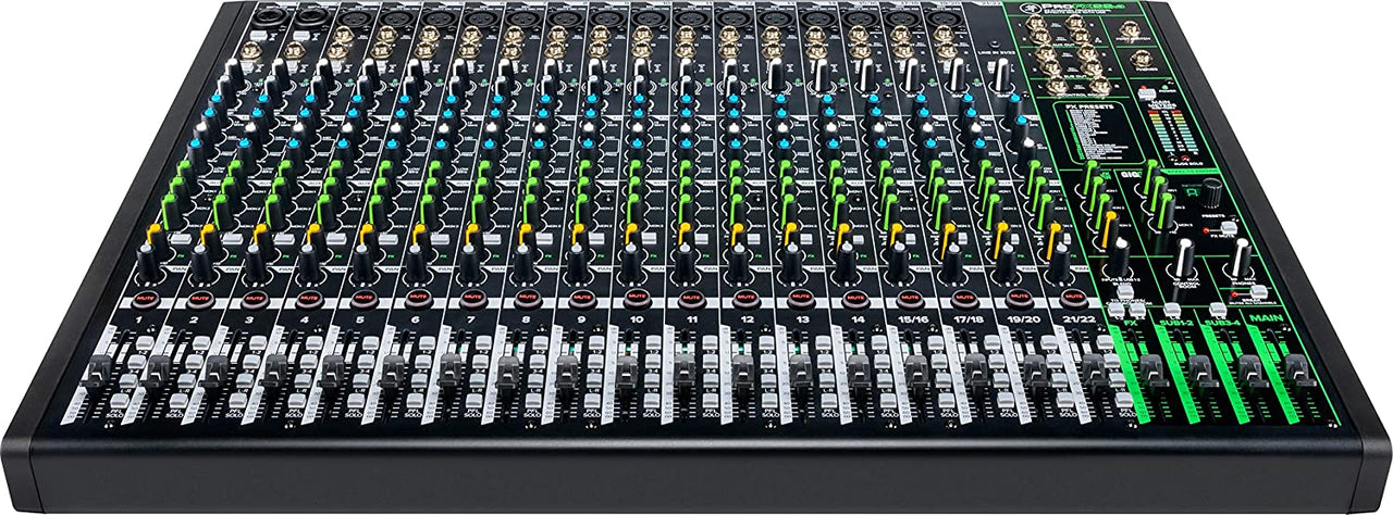 Mackie ProFXv3 Series, 22-Channel Professional Effects Mixer with USB, Onyx Mic Preamps and GigFX effects engine - Unpowered (ProFX22v3)