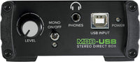 Thumbnail for Mackie MDB-USB Bus Powered Stereo USB To DI Direct Box