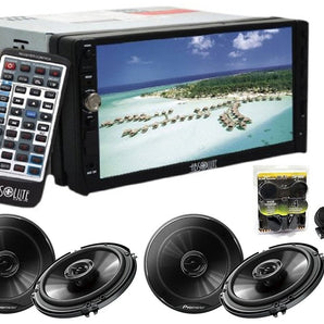 Absolute DD-3000 DVD Player W/ 2 Pair Pioneer TS-G1620F 6.5 Spk & TW600
