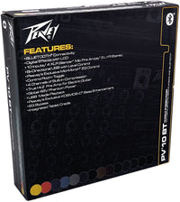 Thumbnail for Peavey PV10BT Pro Audio Mixer,4 mic In,Bluetooth/USB,Compressor/Effects Bundle with Peavey PV 20' XLR Female to Male Low Z Mic Cable