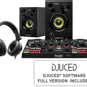 Hercules DJLearning Kit Complete DJ System for Beginners