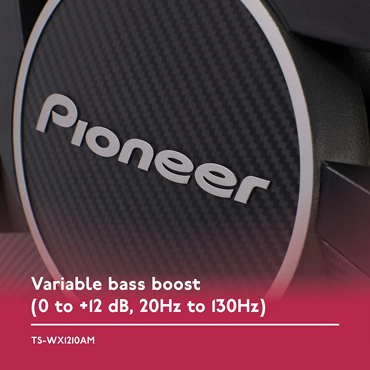 Pioneer TS-WX1210AM 12” 1300 Max Power Built-in Amplifier Active Ported Pre-Loaded Enclosure Subwoofer