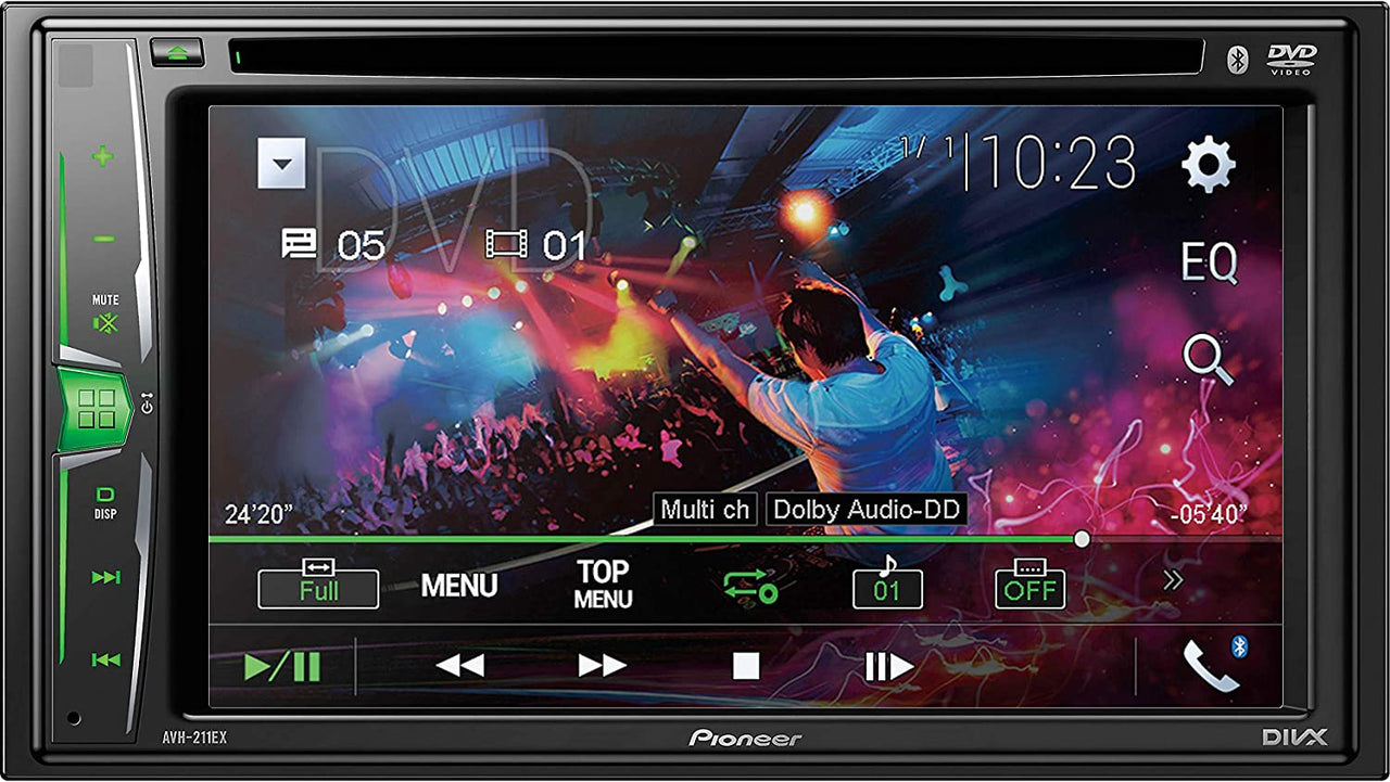PIONEER AVH-221EX  6.2" DVD Multimedia Receiver