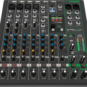 Mackie ProFX10v3+ 10-Channel Analog Mixer for Studio-Quality Recording and Live Streaming With Enhanced FX, USB Recording Modes and Bluetooth