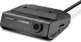  Alpine DVR-C320R WiFi & GPS Enabled Stealth Dash Camera front and side view design.