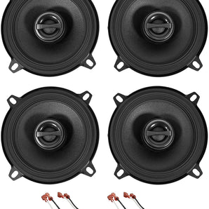 2 Pair Alpine S2-S50 Side Panel+Door Speaker Fit 1988-96 Jeep Cherokee