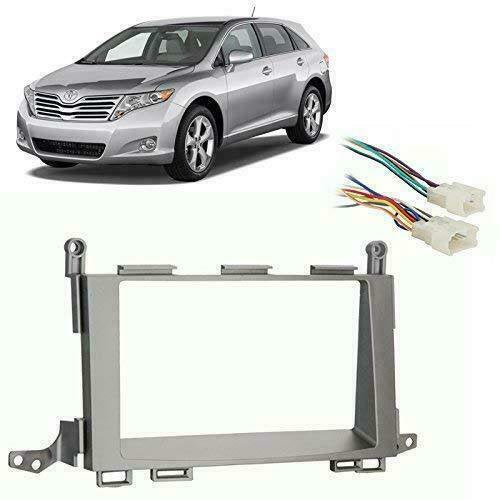 Metra 95-8225G Double DIN Installation Dash Kit for TOYOTA VENZA 2009-2015 Package with Harness