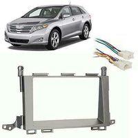 Thumbnail for Metra 95-8225G Double DIN Installation Dash Kit for TOYOTA VENZA 2009-2015 Package with Harness