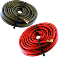 Thumbnail for 20FT 8 Gauge Primary Speaker Wire Amp Power Ground Car Audio Marine Pro Audio 10' Red + 10' Black