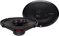 Thumbnail for 2 Pairs of Rockford Fosgate Prime R169X3 260W Peak (130W RMS) 6x9 3-Way Prime Series Coaxial Speakers - 4 Speakers + Absolute 100FT Speaker Wire + Magnet Phone Holder