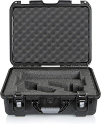 Thumbnail for Gator Cases GL-RODECASTER2 Lightweight Case with Custom Cut Foam Interior for RODECASTER Pro Podcast Mixer and Two Microphones