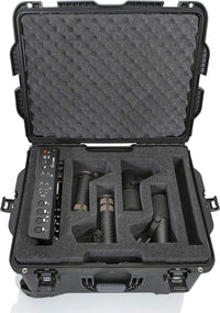 Thumbnail for Gator Cases GL-RODECASTER2 Lightweight Case with Custom Cut Foam Interior for RODECASTER Pro Podcast Mixer and Two Microphones