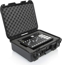 Thumbnail for Gator Cases GL-RODECASTER2 Lightweight Case with Custom Cut Foam Interior for RODECASTER Pro Podcast Mixer and Two Microphones