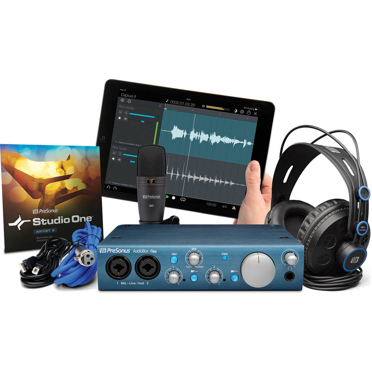 Presonus iTwo Studio Recording Bundle