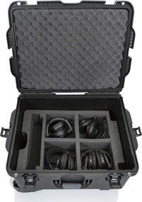 Thumbnail for Gator Cases GL-RODECASTER2 Lightweight Case with Custom Cut Foam Interior for RODECASTER Pro Podcast Mixer and Two Microphones