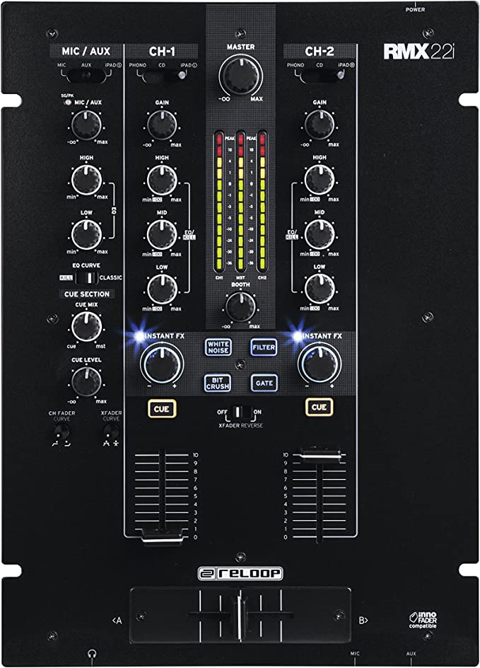 Reloop RMX-22I 2+1 CHANNEL DIGITAL CLUB MIXER