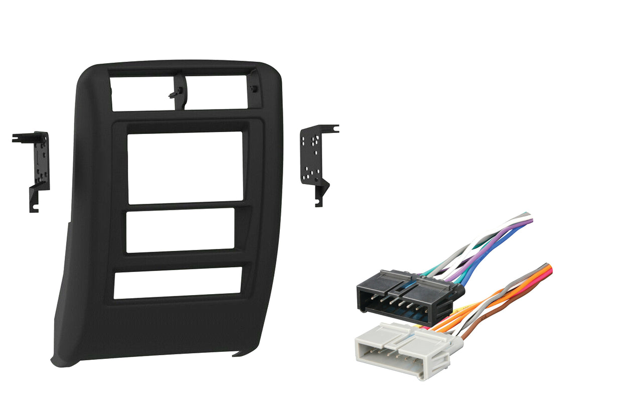 Metra 95-6554B 70-1817 Double DIN Installation Kit & Harness for 1997-2001 Jeep Cherokee