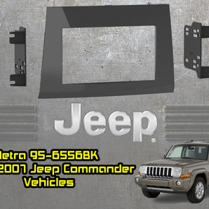 Metra 95-6556DK Dark Khaki 2006 2007 06 07 JEEP Commander Car Radio Stereo Installation Dash Kit with Metra CHTO-01 Wiring Harness and Metra 40-CR10 Antenna Adapter