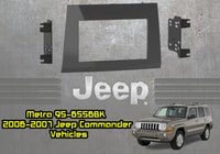 Thumbnail for Metra 95-6556G Gray 2006 2007 06 07 JEEP Commander Car Radio Stereo Installation Dash Kit