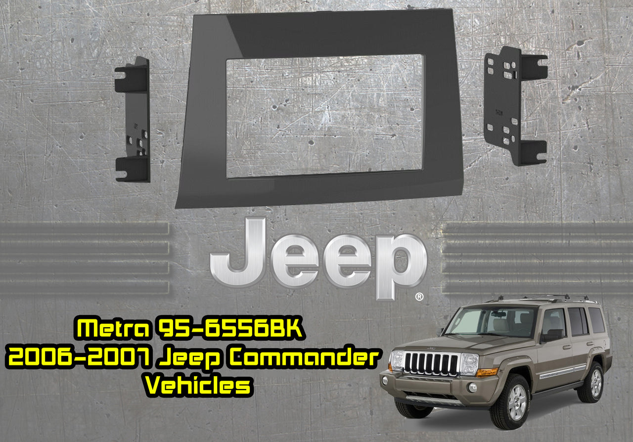 2006 jeep commander double deals din dash kit