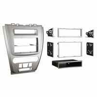 Thumbnail for Metra 99-5821S Single or Double DIN Dash Kit for Ford Fusion 2010-2012 - Silver