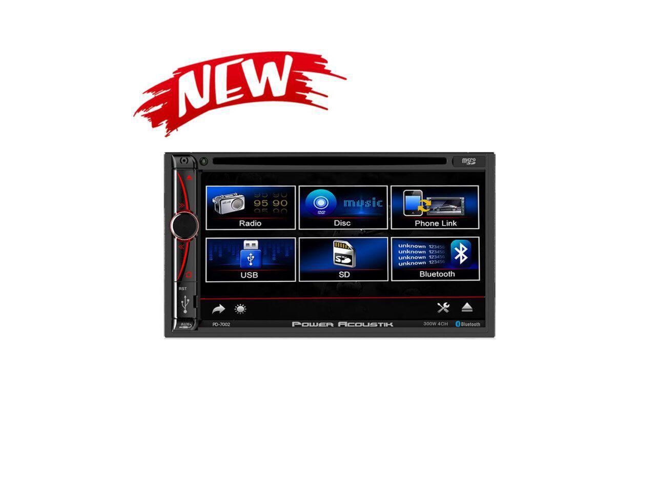 Power Acoustik PD-7002 7″ DVD Touchscreen Head unit