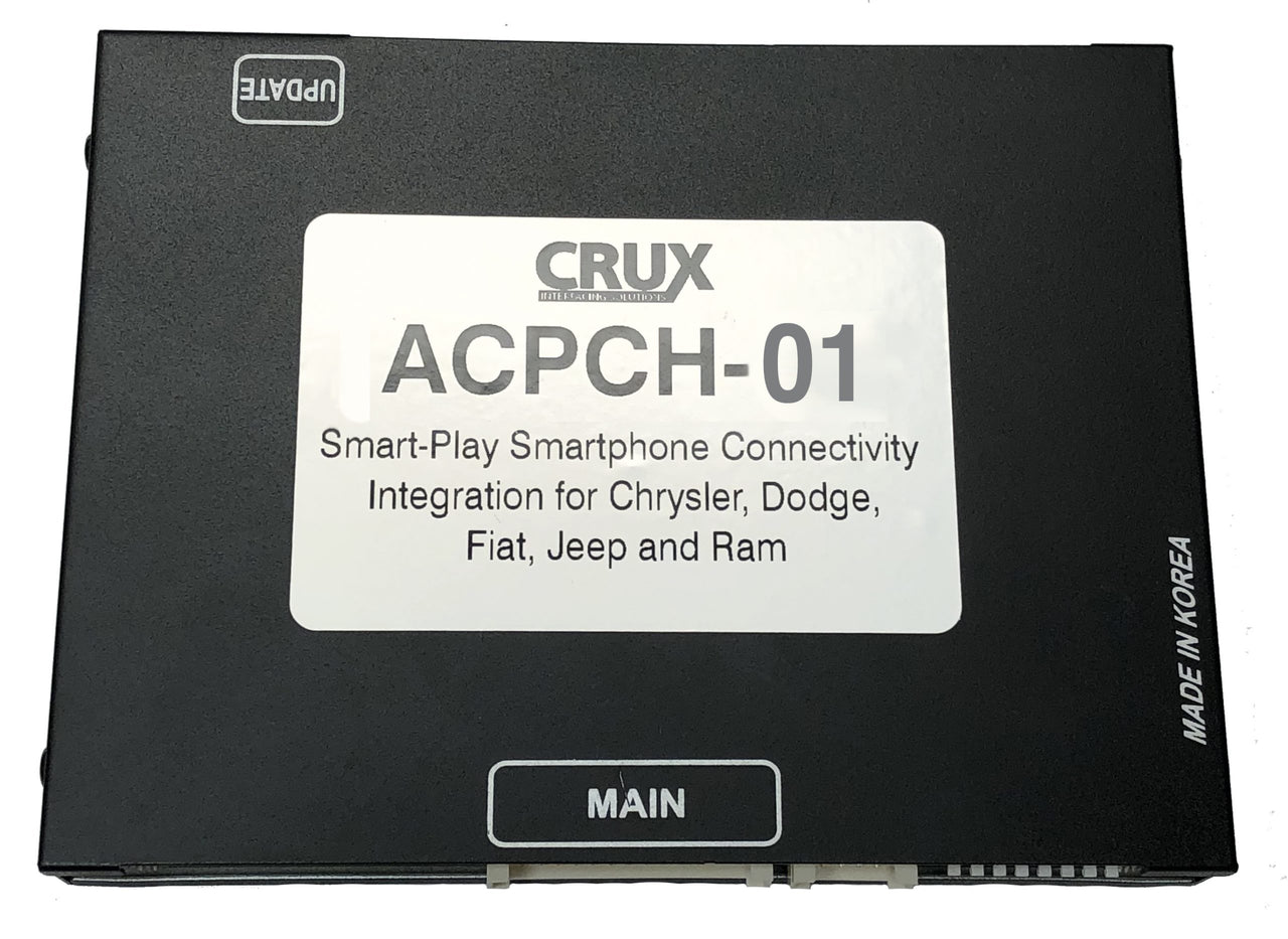Crux ACPCH-01W Smart-Play Integration with Multi Camera Inputs for Select 2011-2017 Chrysler, Dodge, Fiat & Maserati Vehicles with Uconnect
