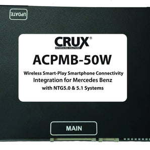 Crux ACPMB-50W Wireless Smart-Play Integration with Multi Camera Inputs for Mercedes Benz vehicles with NTG5/5.1 Systems
