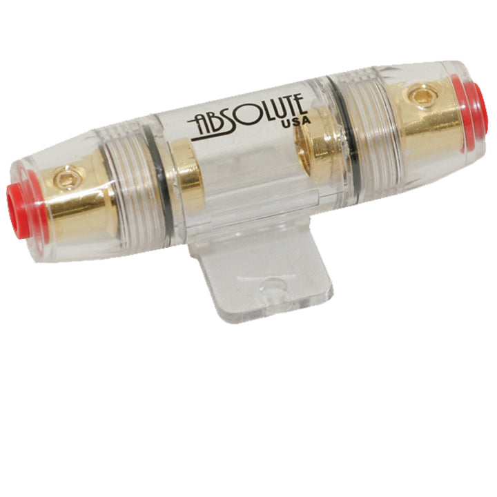 10 Absolute In-Line AGU Fuse Holder 4/8/10 Gauge AWG In/Out AGH4 4,8.10G