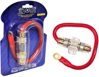 Thumbnail for Absolute 4 Gauge RED Power Cable 100% With AGU Inline Fuse Holder 60a Fuse