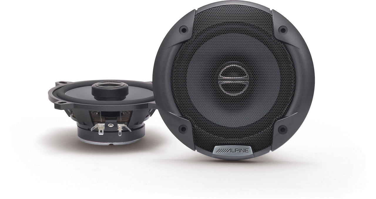 Alpine SPE-5000 120W 5.25” 2-Way Type-E Coaxial Car Speakers w/ Silk Tweeters