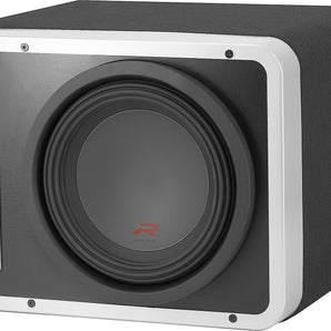 Alpine R-SB10V Pre-Loaded 10-inch Subwoofer Enclosure with Mono Amplifier.