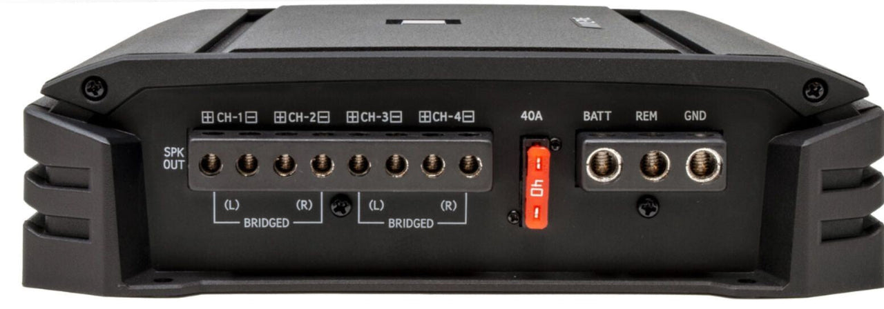 Alpine S-A32F S-Series 320W RMS 4-Channel Digital Class D Car Audio Amplifier + Absolute 8 Gauge Amplifier Kit