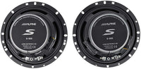 Thumbnail for 2 Alpine S-S65 + Front or Rear Speaker Adapters + Harness For Select Honda and Acura Vehicles