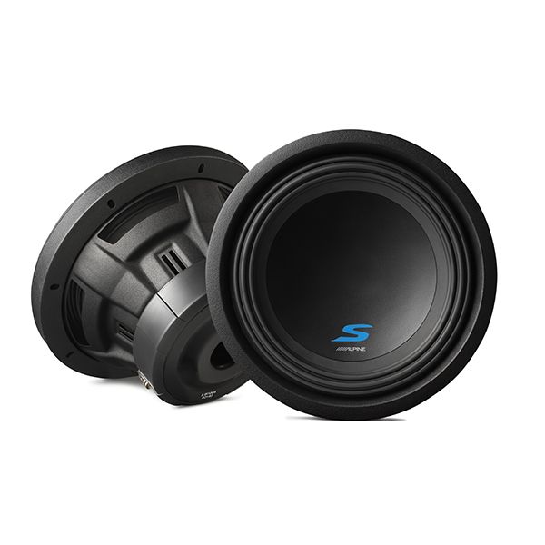 Alpine S-W10D4 10" Type S Car Audio Subwoofer with Absolute SS10 Custom Sub Box Enclosure Package
