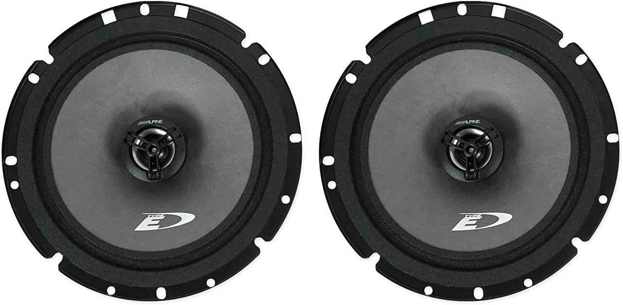 2 Pair Alpine SXE1726S 6.5" Speakers Compatible 1995-2006 GM Vehicles CAR Truck Front & Rear Door