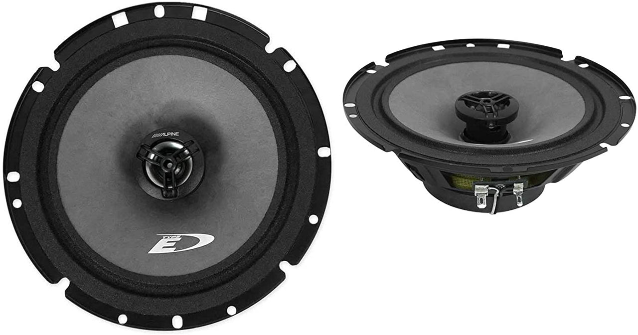 2 Pair Alpine SXE1726S 6.5" Speakers Compatible 1995-2006 GM Vehicles CAR Truck Front & Rear Door