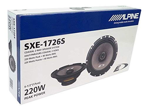 Alpine SXE-1726S 6-1/2" 220W +SXE-6926S 6x9" 280W Car Coaxial Speakers
