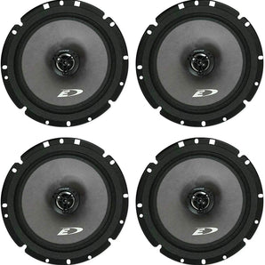 2 Pair Alpine SXE-1726S Car Speaker<BR>220W Max, 40W RMS 6-1/2" 2-Way Coaxial Speakers