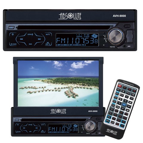 Absolute AVH-9000 7-Inch In-Dash Car Stereo + 2 Pairs Of Pioneer TS-G6820S 6x8" & TW600